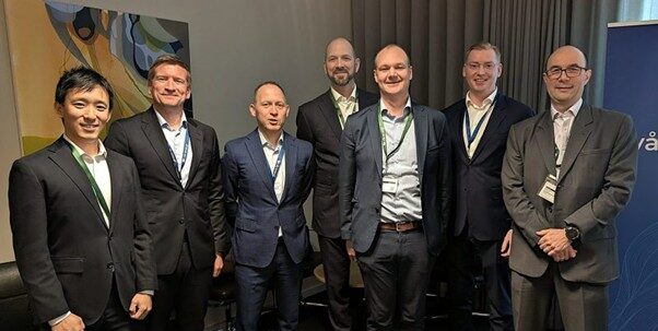 Group photograph of the Knutsen NYK CC Aker Solutions Var Energi Teams