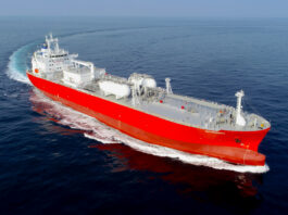 HD HHI's ammonia-powered ship underway